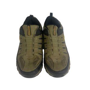 Skechers Men's Afterburn Wonted Loafer 12 , Brown/Black.